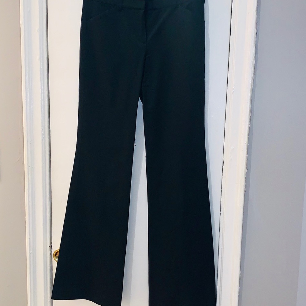 Theory Black Cotton Dress Pants. Size 4.